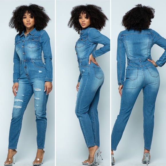 Hera Collection Denim - ✨Host Pick✨Jean Jumpsuit